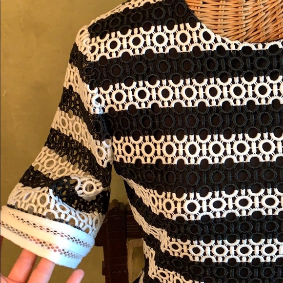 Alexis Eyelet Striped Dress - Picture 5 of 6